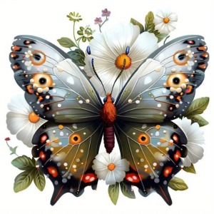 UB3 나비와 꽃 이미지