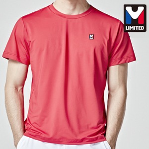 UB3 남여공용 스판 반팔 라운드 티셔츠 레드 - LGTST52580